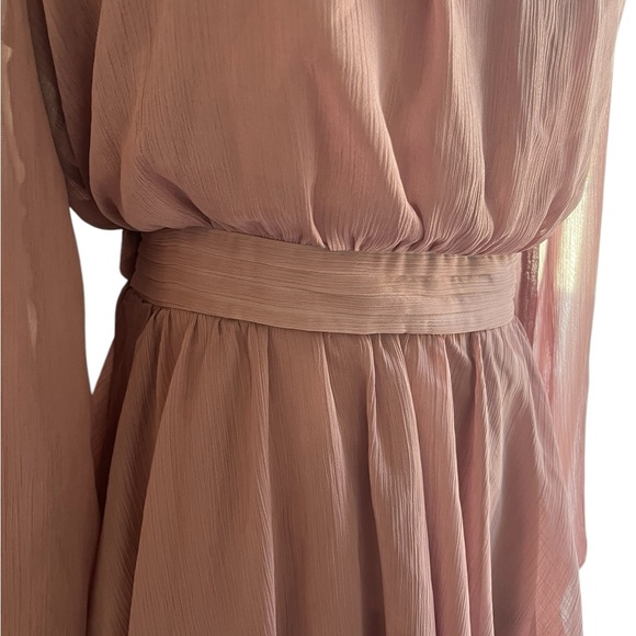 Zara Pink Ruffled Mini Dress – Size Small (NWT)‎ - Picture 3 of 11